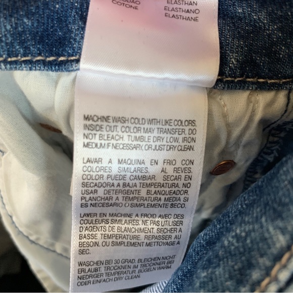 Mother High Waisted Looker Ankle Fray Nature Tune Up Jeans Size 26 - Picture 5 of 10